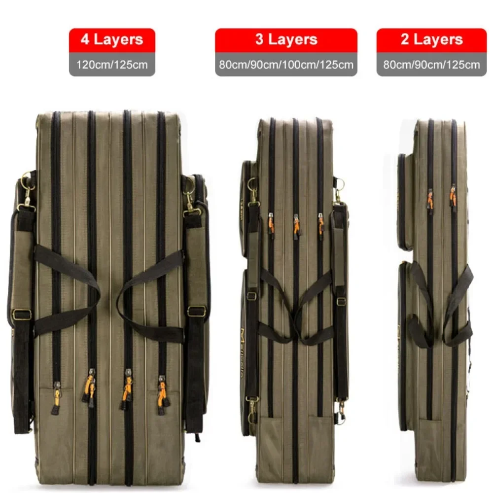 Fishing Line Box - KK-Layer 80/100CM Fishing Bag Multifunctional Fishing