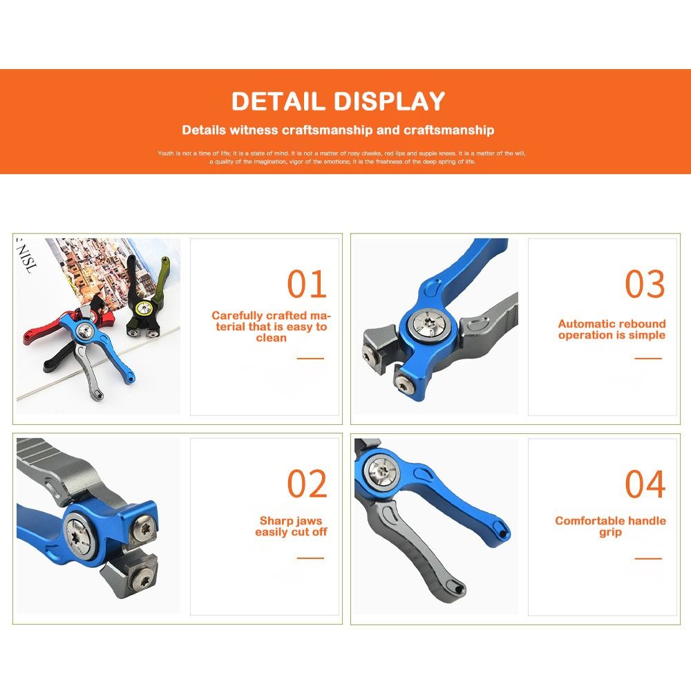 Aluminum Alloy Fishing Pliers  - огляд і ціна Fishing Line Cutter
