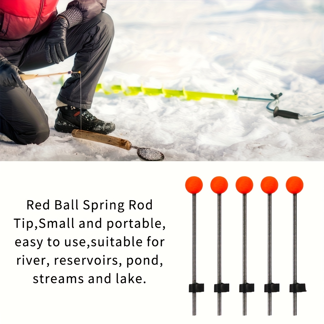 5/10pcs Winter Ice Fishing Rod - огляд і ціна Ice Fishing Line